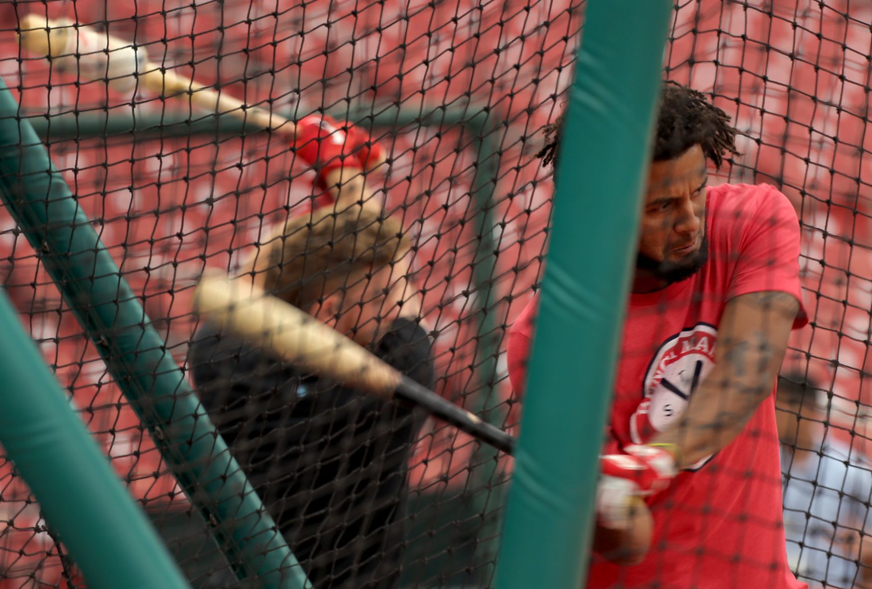 Cards workout before Game 3 curtailed by rain